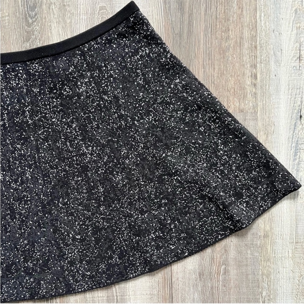 Theory Evian Lotamee Black & White Speckled Wool Blend Skirt - Picture 3 of 5